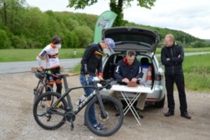 mobile Startnummernausgabe